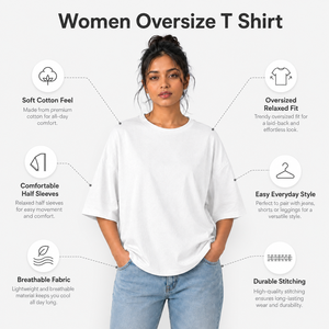 Camiseta de algodón extragrande para mujer que proporciona comodidad transpirable, forma relajada y tacto suave para atuendos de verano diarios. - Product Image 6