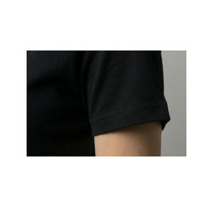 T-shirt en coton style bohème pour femme, noir, col rond, tissu respirant et doux, coupe décontractée, tenue décontractée pour tous les jours, été, fabriqué en Inde - Product Image 6