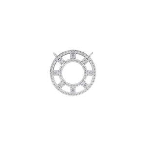 จี้รูปวงกลม Aarinya Radiant Orbit Medallion แบบสองวงแหวน ประดับเพชรแล็บโกรว์ 9K ทองคำ พร้อมใบรับรอง IGI เหมาะสำหรับเป็นของขวัญ - Product Image 2