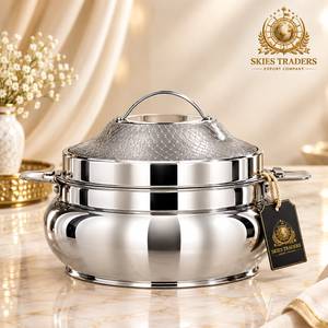 Luxury Gold Dome Stainless Steel Birdcage Chafing Dish Round <b>Food</b> <b>Warmer</b> <b>Buffet</b> <b>Server</b> Tabletop Casserole Dish Wholesale Supply - Product Image 5