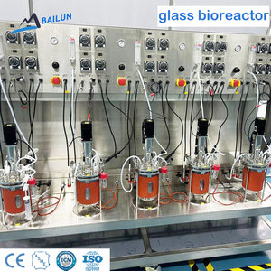Fermentatore a Serbatoio Agitato in Vetro da 10L per Bioreattore da Laboratorio con Controllo Preciso della Temperatura - Product Image 1