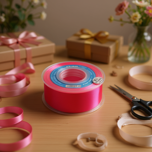 ริบบิ้นผ้าซาติน Ilan ขนาด 3.8 ซม. ยาว 25 หลา รุ่น Correhuela D-31 - Product Image 2