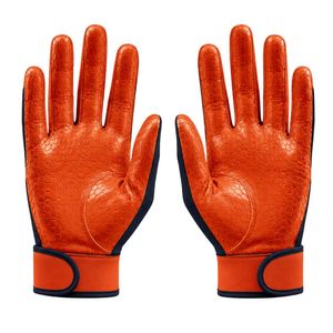 American Football Gloves Orange Black Durable Grip Sports Gloves Lightweight Comfortable for Training Practice <b>Game</b> Use Men Wome - Product Image 2