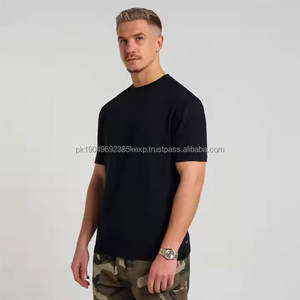 T-shirt surdimensionné personnalisé en gros à manches courtes 100 % coton respirant épais avec motif imprimé cool et épaules tombantes - Product Image 2