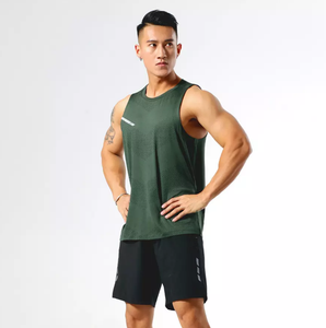 Débardeurs pour hommes LUXE ATTIRE INDUSTRY en gros – 92 % polyester, style sportif durable, impression numérique, sans manches, pour le sport - Product Image 2