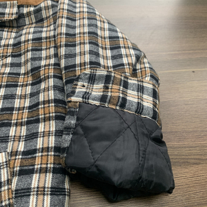 Vente en gros : Veste à capuche en flanelle pour homme, hiver, haute qualité, écologique, coupe-vent, décontractée, à carreaux, style streetwear, épaisse - Product Image 4