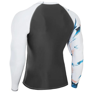 แฮร์รี่ จอห์นสัน โปรดักชั่น 2026 เสื้อรัดกล้ามเนื้อแขนยาวสีดำสำหรับผู้ชาย พร้อมลายพรางที่แขน เหมาะสำหรับการออกกำลังกายทุกฤดูกาล - Product Image 3