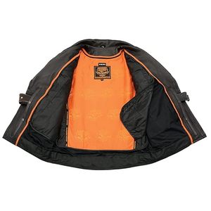 Chaqueta de Lona Safari para Hombre, Cuello Mao, Cierre de Cremallera, Ropa Exterior Casual de Invierno Resistente - Product Image 3