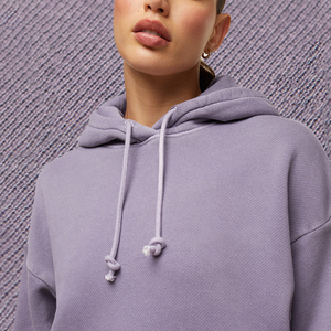 Sudadera con capucha corta personalizada para mujer, sudaderas casuales para mujer, sudaderas cortas, sudadera con capucha extragrande - Product Image 2