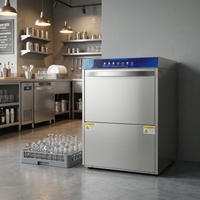 Lave-vaisselle professionnel sous comptoir pour cuisine commerciale, lave-verres sous comptoir