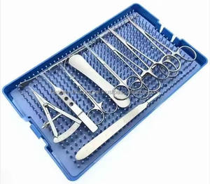 Juego de Instrumentos Quirúrgicos Ortopédicos de Acero Inoxidable Reutilizables de Precisión, Tijeras, Portaagujas, Pinzas Hemostáticas Manuales - Product Image 2