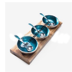 3 Leaf Design Decorative Bowl Gold Plated Aluminum Leaf Platter Trending Shape Decorative Platter Japanese Bowl - Product Image 4