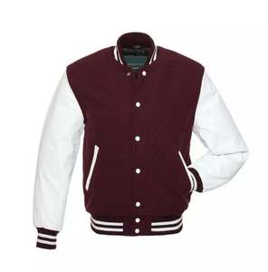 Custom Made Breathable Baseball Letterman Jacket for <b>Men</b> Plus Size Varsity Jacket - Product Image 6