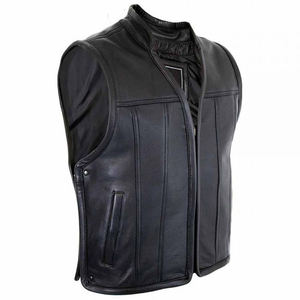 Gilet de moto respirant sur mesure en cuir véritable pour l'hiver, protection motocross personnalisable - Product Image 2