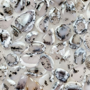 Dendrite Agate cabochons Loose Gemstone Lot Natural <b>Tree</b> Pattern Cabochons 22x16x3mm 35x27x3 mm - Avg <b>Weight</b> 21 Cts - Product Image 5
