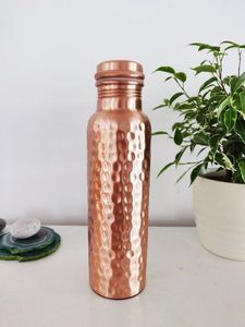 Copper Luxury Water Bottle Designed for Holistic Hydration Reusable Eco-Friendly Drinkware <b>Large</b> Capacity for Daily Wellness - Product Image 2