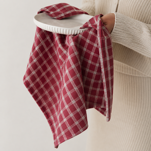 Paño de Cocina de Lino Puro Tejido Ecológico, Hecho a Mano, de Alta Calidad, Sostenible, Fabricación con MOQ Bajo - Product Image 2