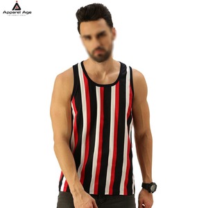 Wholesale Gym Tank Top <b>Men</b> Casual Summer <b>Vest</b> Style Sportswear Lightweight Material Drop Armhole Cut Crew Neck Tank Tops for <b>Men</b> - Product Image 1