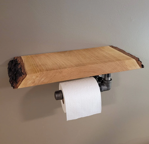 Wood <b>Toilet</b> Paper <b>Roll</b> <b>Holder</b> Storage Function Lowest Prices Dual <b>Roll</b> Stand Household <b>Wall</b>-<b>Mounted</b> <b>Toilet</b> Rack - Product Image 3