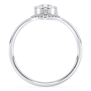 REYES Luxurious Pear Shaped GRA Certified Moissanite <b>Ring</b> in 925 Sterling Silver Engagement Solitaire <b>Rings</b> For Women Jewelry - Product Image 6