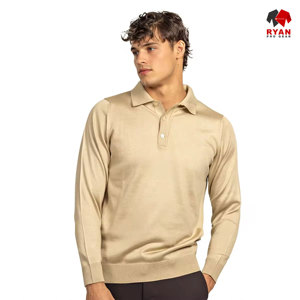 Camisetas Polo de Diseño Personalizado Ryan Pro Gear para Hombre con Logotipo Personalizado, Diseño ODM, Mangas Largas - Product Image 4