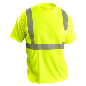 Camisetas de Seguridad para la Construcción Multicolores Clase 2, Tela Transpirable de Alta Visibilidad, Logotipo Personalizado, Camisetas Reflectantes de Manga Corta - Product Image 1