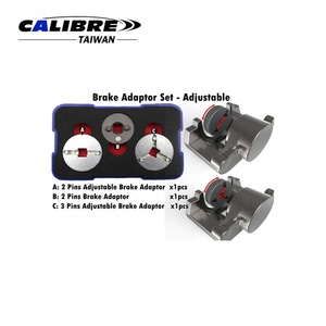 TAIWAN CALIBRE Steel 2 & 3 Pin Adjustable Brake Caliper Piston Adaptor Wind Back Tool Set - Product Image 3