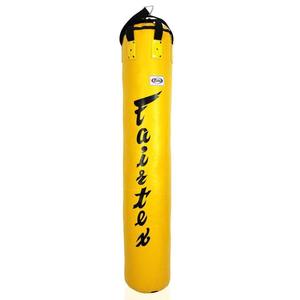 กระสอบทรายมวยไทยหนังแท้สีเหลืองสำหรับงานหนัก 25 กก. สำหรับผู้ใหญ่ - Product Image 1