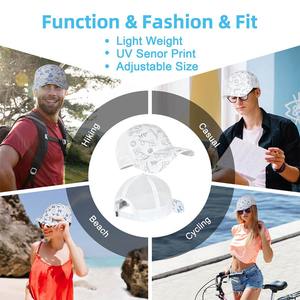 Gorras de Béisbol Casuales para Adultos, para Deportes, MOQ Bajo, Más Vendidas, Impresión por Sublimación, Diseño OEM, Secado Rápido - Product Image 3