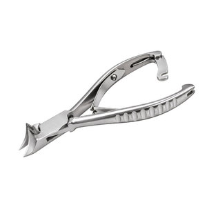Cortauñas de Acero Inoxidable de Alta Resistencia con Forma de Luna, con Doble Resorte y Bloqueo Trasero para Pedicura Profesional - Product Image 1