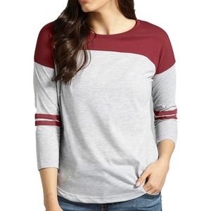 American Style Two-Tone <b>Raglan</b> Short Sleeve T Shirt <b>Top</b> Gym/Sport Everyday Comfortable soft T Shirt For Exercise regimen - Product Image 1