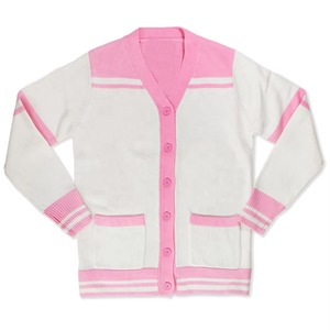 Créez vos propres logos universitaires personnalisés sur des cardigans en acrylique, des pulls brodés, des lettres tricotées, des vêtements de sororité et de fraternité unisexes - Product Image 1