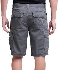 Men's Classic Cotton Twill <b>Cargo</b> Shorts - Heavy-Duty Relaxed Fit <b>Work</b> Shorts with Multi-Pocket Utility Design - Product Image 2
