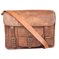 Sac de messager d'affaires vintage en cuir de chèvre véritable de grande capacité pour hommes mallette en cuir pleine fleur de haute qualité sacs à bandoulière