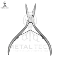 2 Buah Tang Ekstensi Rambut Ergonomis Bahan Stainless Steel, Alat Penghilang Cincin Micro Link Bertekstur, Set Peralatan Untuk Penata Rambut