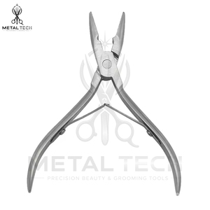 Lot de 2 pinces ergonomiques en acier inoxydable pour extensions capillaires, à mâchoires texturées, pour pose et retrait de micro-anneaux, pour coiffeur - Product Image 2