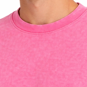 Camiseta de algodón teñida personalizada para hombre, estilo urbano, premium, lavada, de tacto suave, transpirable, para hombre. - Product Image 6