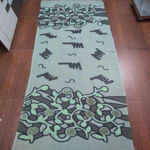 Chal de Lana Merino 100% Suave y Cálido, Diseño Artístico, Elegante y Moderno para Mujer, 70x180cm, Secado Rápido y Transpirable, para Todas las Temporadas - Product Image 2