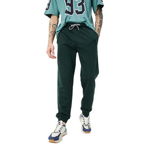 Pantalones Deportivos para Hombre, Pantalones Casuales de Corte Ajustado, Cintura Elástica, Transpirables, Mezcla de Algodón, Ropa Urbana - Product Image 1