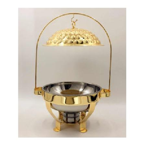 Juego de 4 calentadores de comida tipo buffet de acero inoxidable, brillantes y pulidos, para catering, servicio de catering, calentadores de comida para bodas - Product Image 1