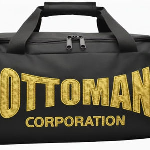 Sac de sport imperméable grande capacité avec poche à chaussures, fermeture éclair, logo personnalisé imprimé, unisexe, pour vente en ligne - Product Image 1