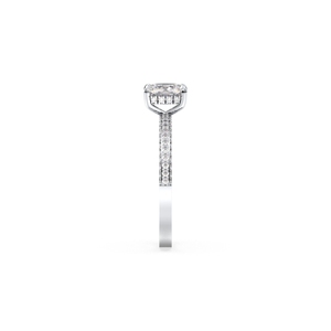 Fabricant de bijoux REYES OEM ODM, certifié IGI, bagues de fiançailles en or massif 14 carats avec diamants HPHT CVD cultivés en laboratoire pour femmes - Product Image 3