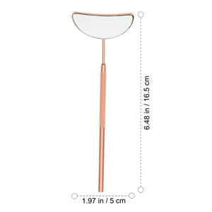 Miroir à cils en acier inoxydable, miroir personnalisé pour extensions de cils - Product Image 2