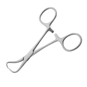 Pinza de Toallas Backhaus de Acero Inoxidable de Grado Médico, Pinza Quirúrgica para Sujeción de Paños, con Mordazas Curvas Puntiagudas y Bloqueo de Trinquete - Product Image 5