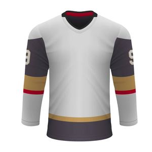 Logo personnalisé Maillot de hockey sur glace à manches longues avec sublimation pour hommes Vente en gros Maillot de hockey par équipe personnalisé Vêtements de hockey sur glace - Product Image 5