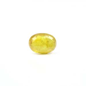 Zafiro Amarillo Suelto de Corte Ovalado o Esmeralda de 7.2 Quilates, Color Azul Cielo, para Joyería Fina - Product Image 2