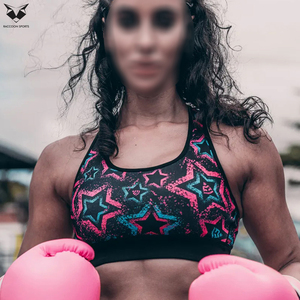 Soutien-gorge de sport imprimé par sublimation, grande taille, vêtements de fitness pour femmes de qualité supérieure, soutien-gorge de sport respirant uni pour le yoga - Product Image 6