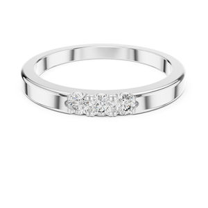 Anillo de Oro Amarillo de 14K con Diamante Cultivado en Laboratorio, Corte Redondo, para Mujer |   Ropa de Boda |   Diamante Cultivado Nuevo - Product Image 4