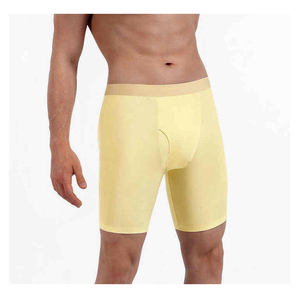High Quality Modal Spandex Anti-bacterial Man Solid Color Underpants Soft Breathable Skin-friendly Multi-color <b>Boxers</b> Briefs - Product Image 3