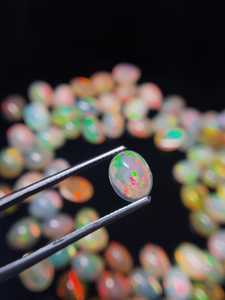 Natural Ethiopian Fire <b>Opal</b> Cabochon Gemstone Wholesale Loose <b>Opal</b> For Jewelry Making 1 Carat Avg - Product Image 5